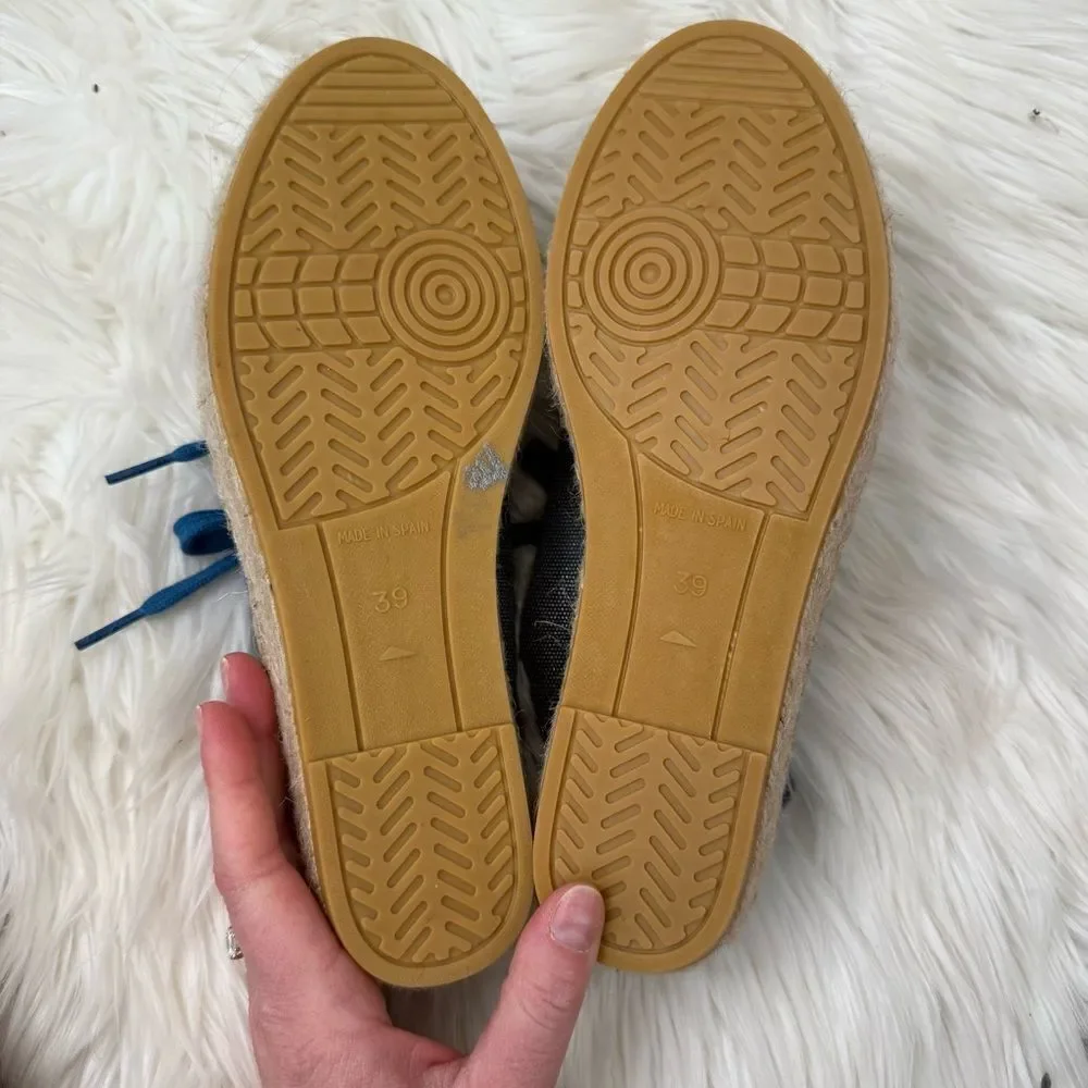[Celtic & Co - made in Spain] Blue Espadrille Sneakers - Size 8/8.5
